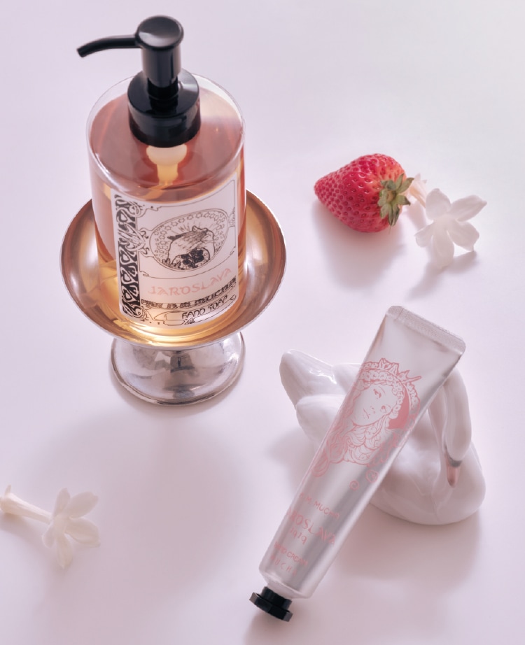 フレグランスハンドソープとリッチハンドクリーム商品写真